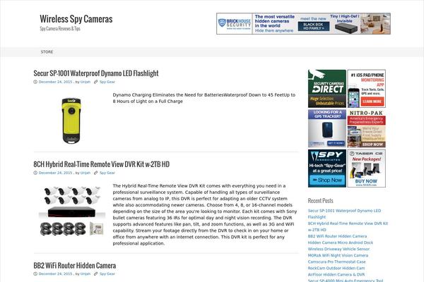 wireless-spycams.com site used Exray