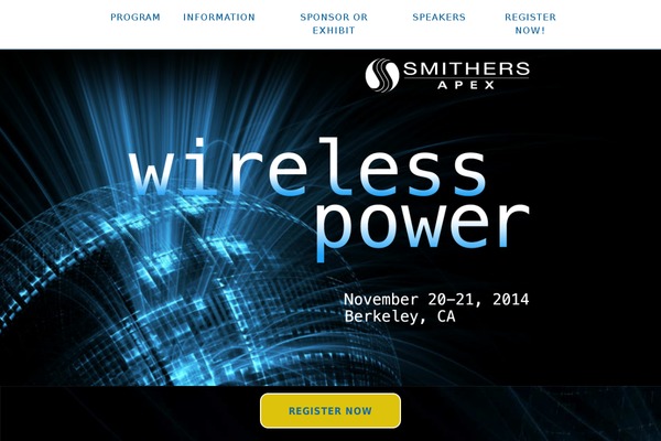 wirelesspowersummit.com site used Smithers