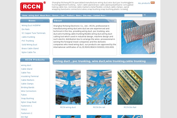 wiring-ducts.com site used Arras Theme