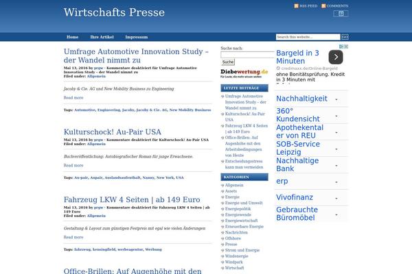 wirtschafts-presse.de site used Schema Lite