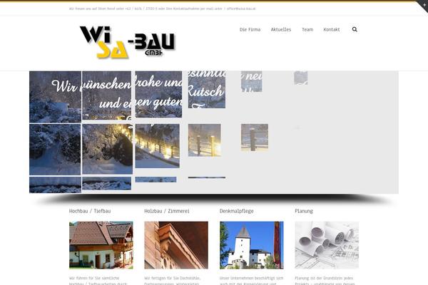 Avada theme site design template sample