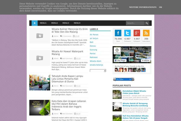 WordPress website example screenshot