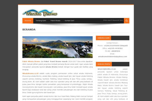 BiscayaLite theme site design template sample