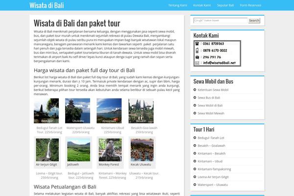 WordPress website example screenshot