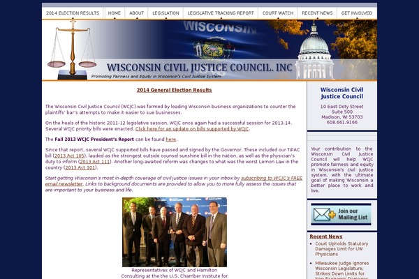wisciviljusticecouncil.org site used Wcjc