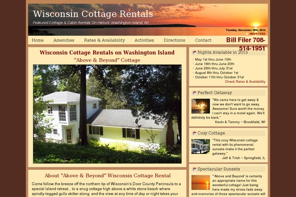 wisconsincottagerentals.org site used Wcr
