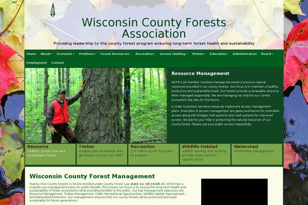 wisconsincountyforests.com site used Omada-theme-6