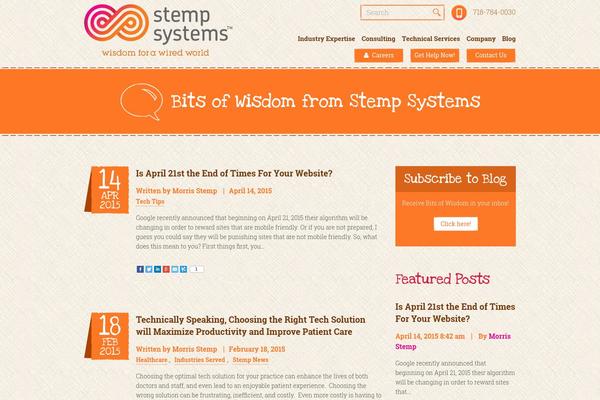 wisdomforawiredworld.com site used Stempsystems