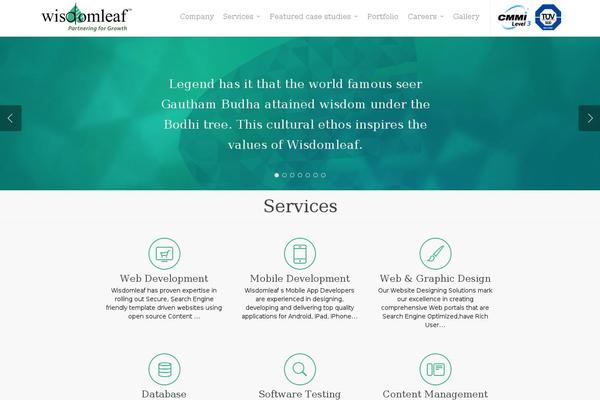 Salient theme site design template sample