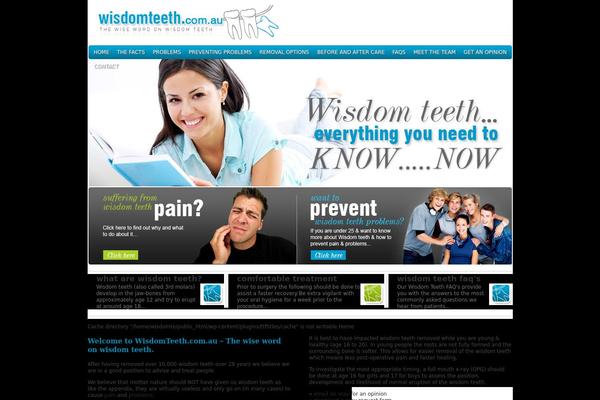 wisdomteeth.com.au site used Cyandreams