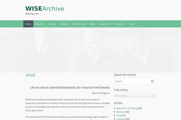 wisearchive.co.uk site used Wisearchive