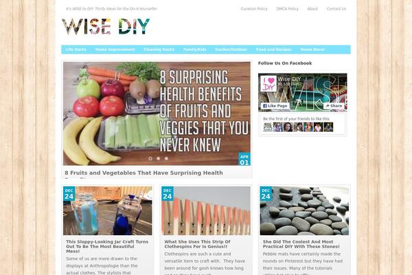wisediy.com site used Table-child-theme