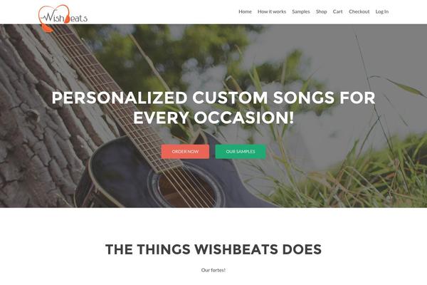 WordPress website example screenshot