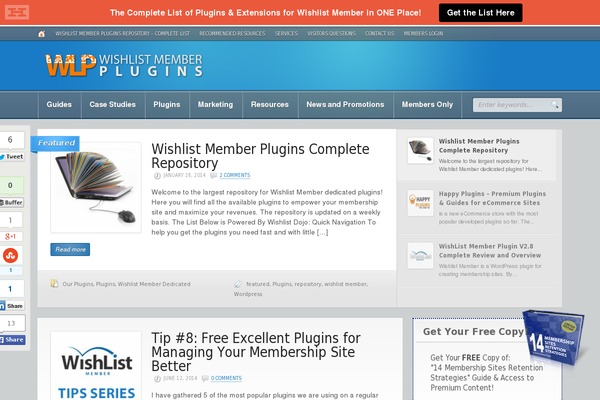 wishlistmemberplugins.net site used Wishlist-member-plugins