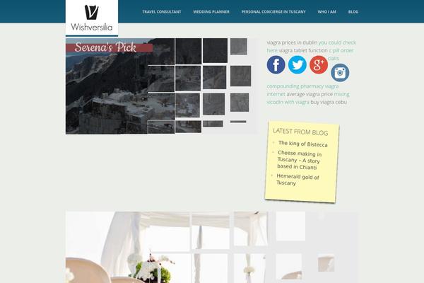 Getaway theme site design template sample