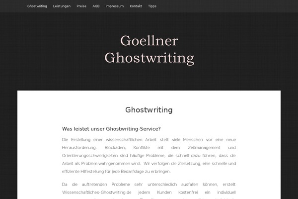 WordPress website example screenshot