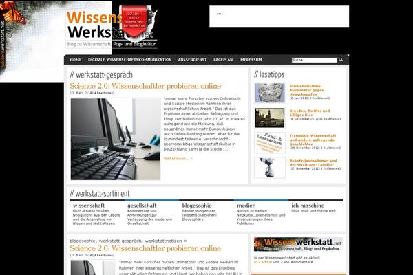Werkstatt website example screenshot