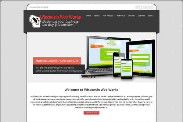 wiswebworks.com site used Corpo