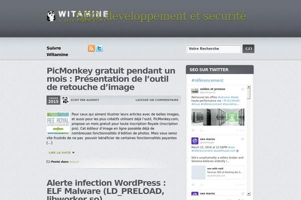 witamine.com site used Evolve_trad_fr