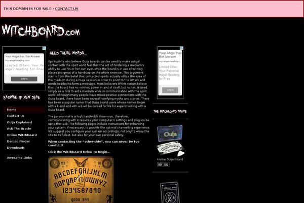witchboard.com site used Witchboard