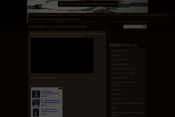 witchtalismans.com site used MT dark