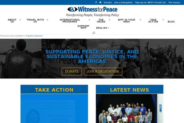 witnessforpeace.org site used Witnessforpeace