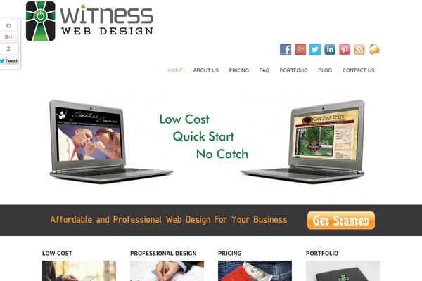witnesswebdesign.com site used Web Design