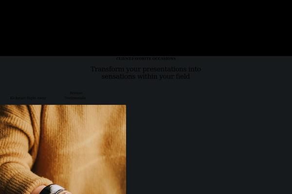 WordPress website example screenshot