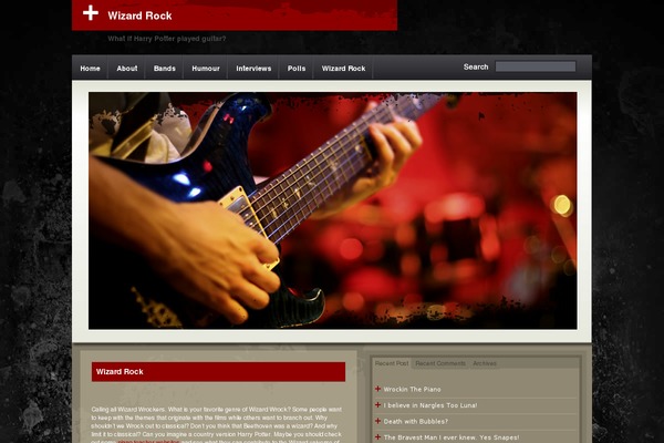 THAT Music Theme theme site design template sample