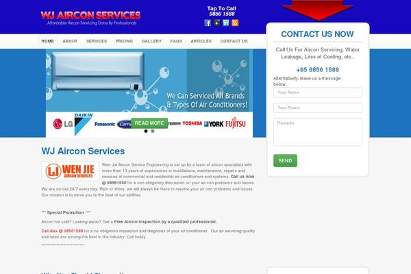 wjairconservices.com site used Wpleadpro