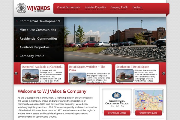 WordPress website example screenshot