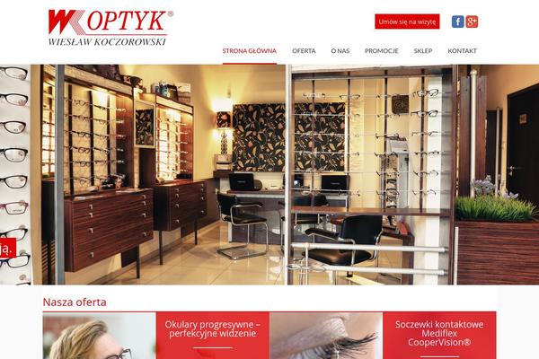 wkoptyk.pl site used Wkoptyk