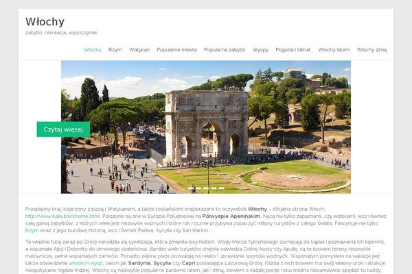 Spacious theme site design template sample