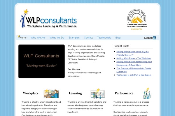 WordPress website example screenshot