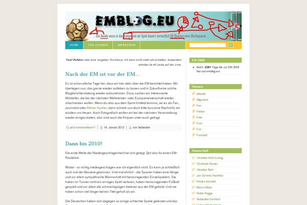 wmblog.eu site used Blix_deutsch