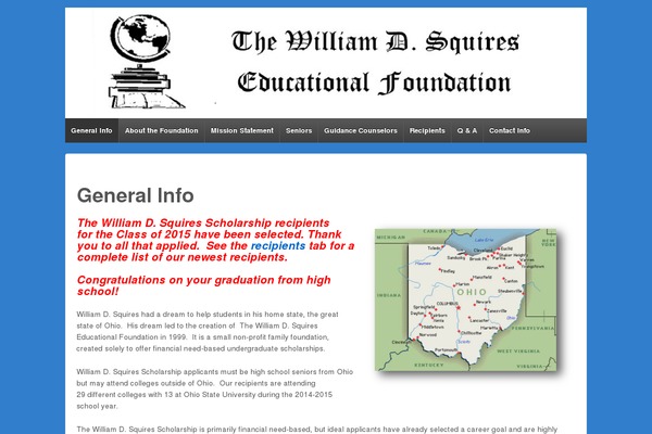 WordPress website example screenshot