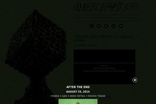 wmerchandise.com site used Aftertheend