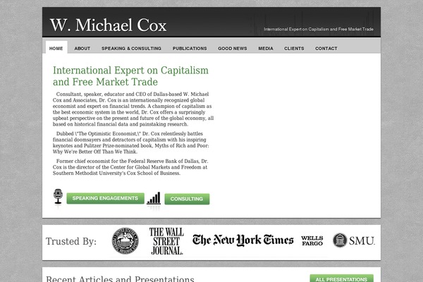 wmichaelcox.com site used Wmctheme