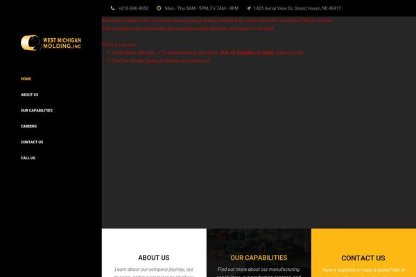 WordPress website example screenshot