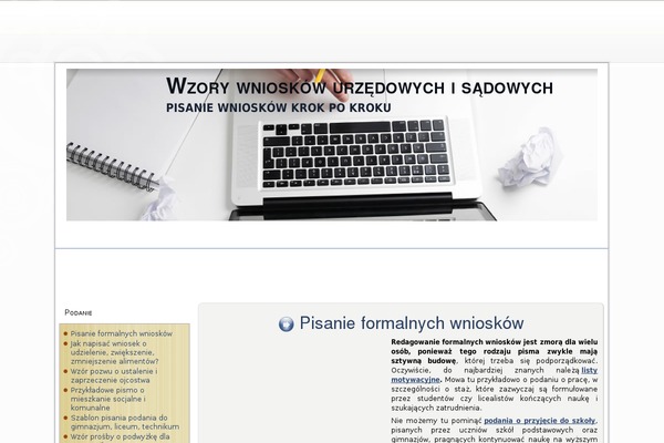 wniosek.pl site used Management_consulting