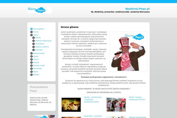 Hjemmeside theme site design template sample