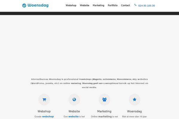 woensdag.nl site used Woensdag_master