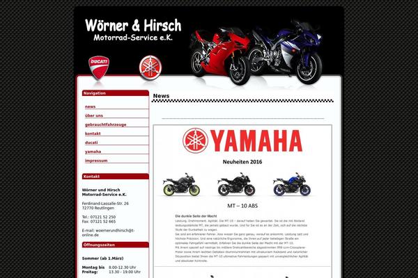 woernerundhirsch.com site used IPhone WordPress Theme