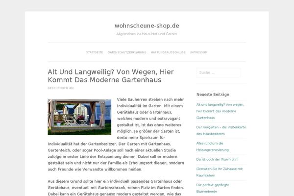 WordPress website example screenshot