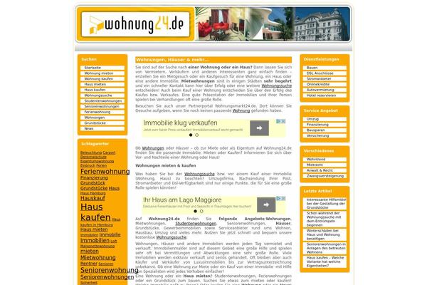 wohnung24.de site used W24