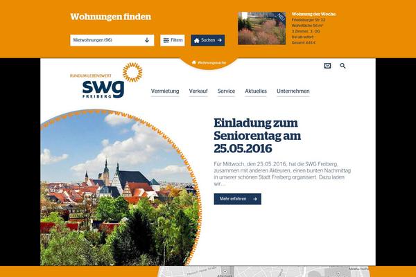 wohnungsgesellschaft.de site used Swg