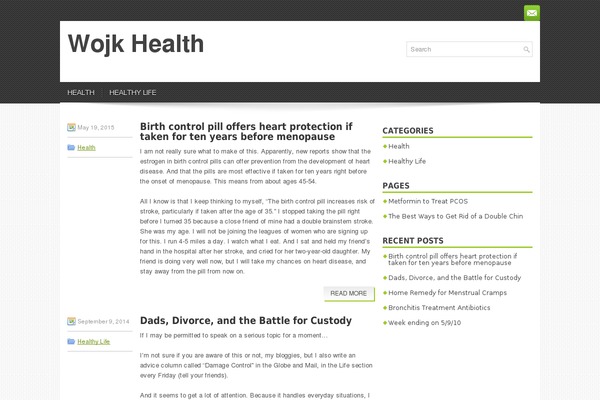 WordPress website example screenshot