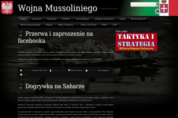 wojna-mussoliniego.pl site used Sleek-black