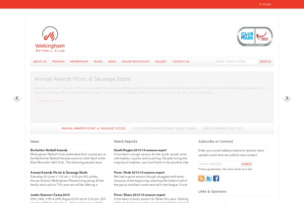 WP-Clear theme site design template sample
