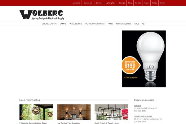 WordPress website example screenshot